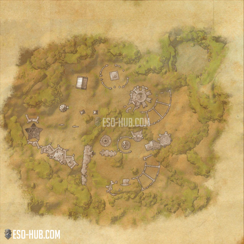 Пещера Жуткая Пасть map