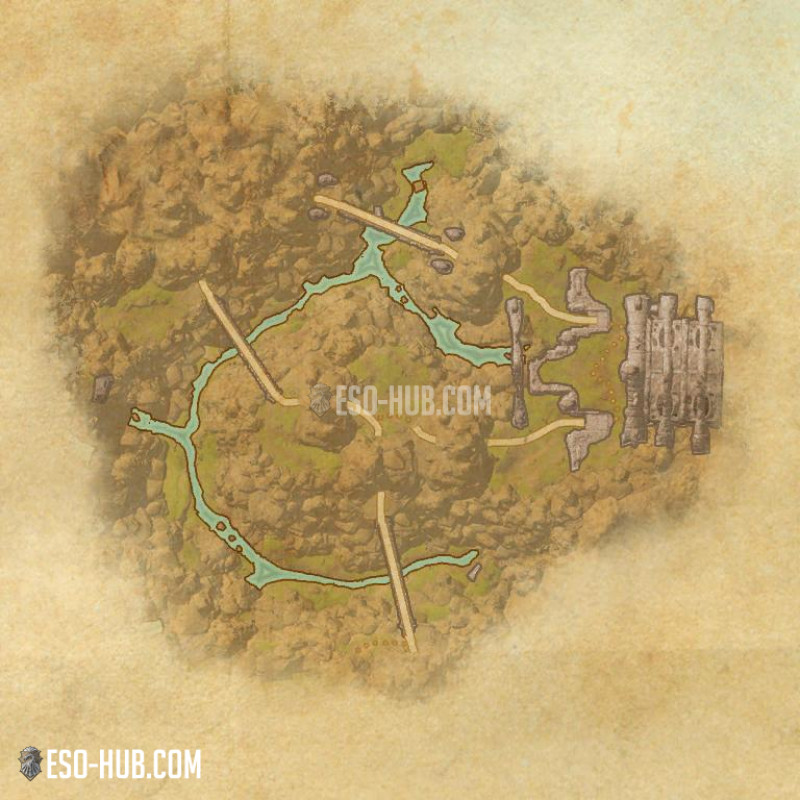The Howling Sepulchers map