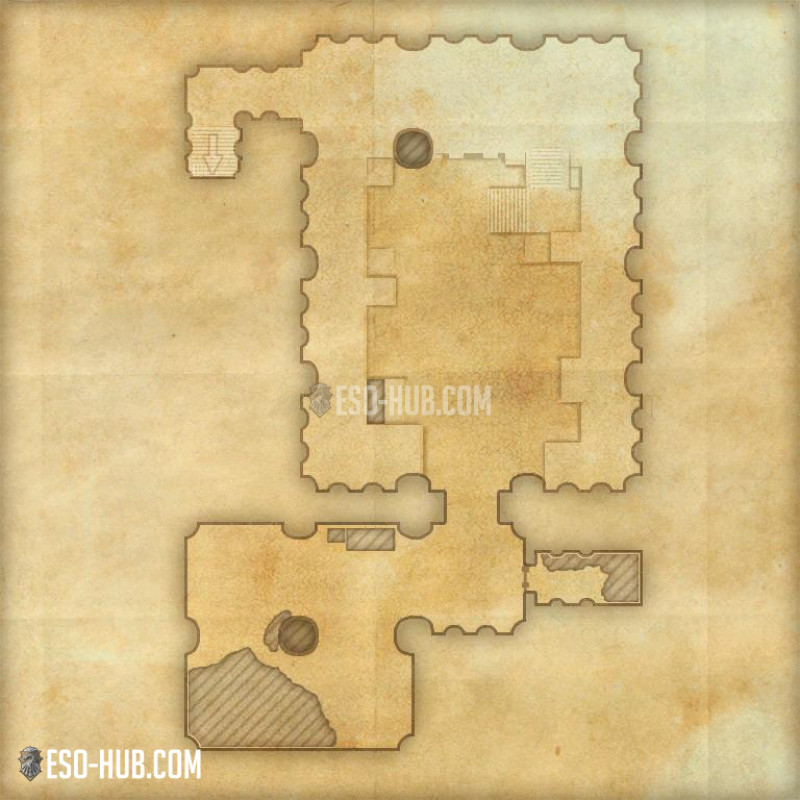 Подземные залы Илтага map