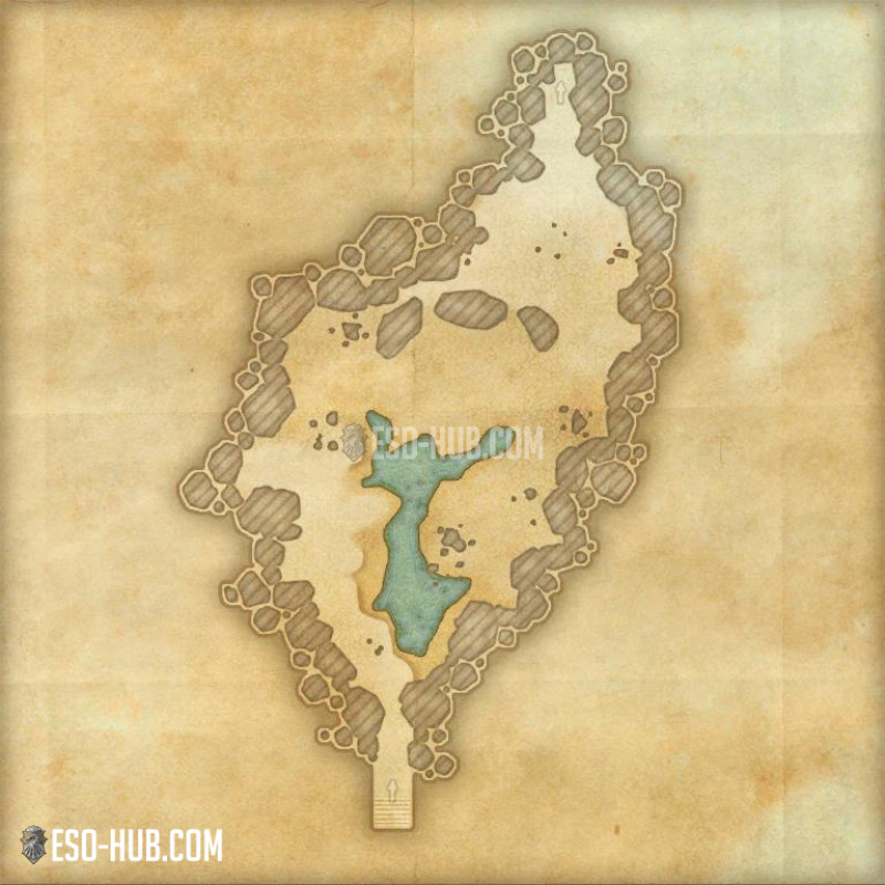 Hrota Cave map