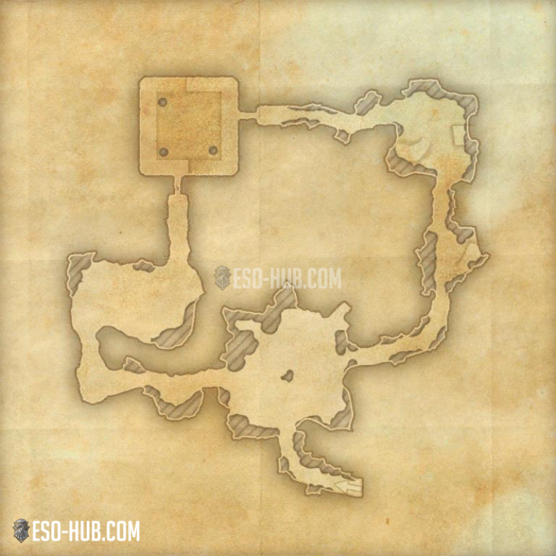 Lost Knife Cave map