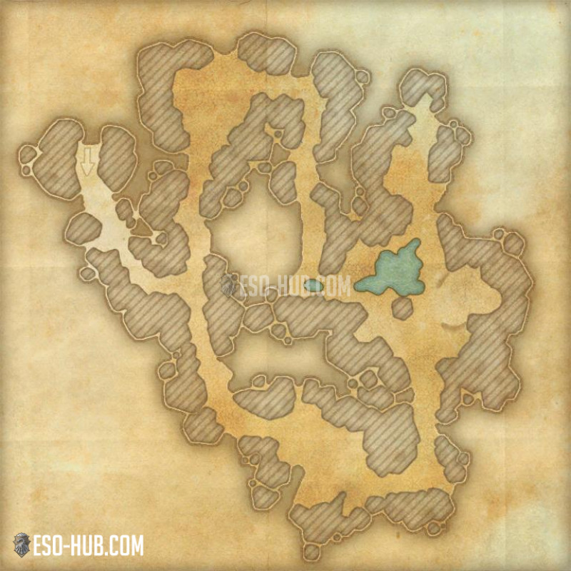 The Frigid Grotto map