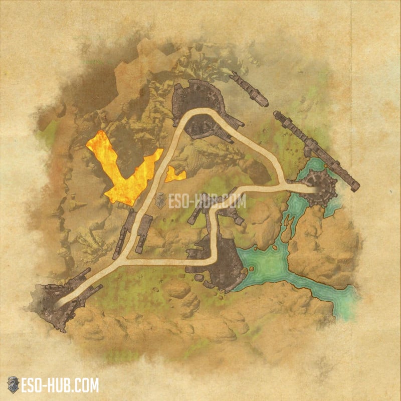 Cheesemonger Hollow map