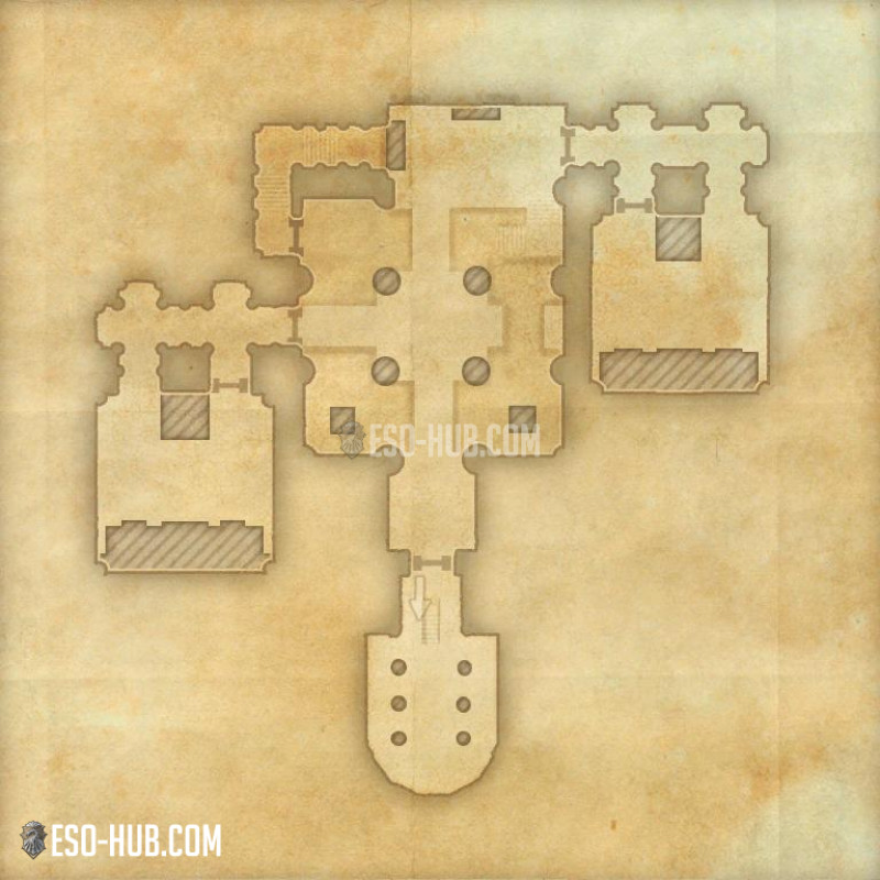 Cathedral of the Golden Path map