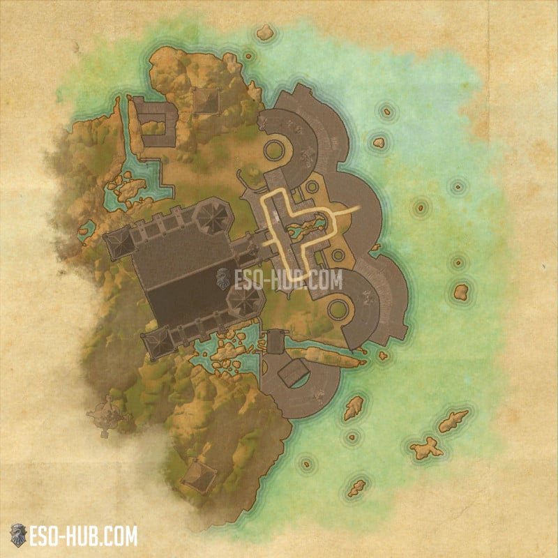 refugio de forajidos de Alinor map