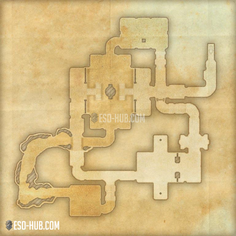 Shael Ruins map