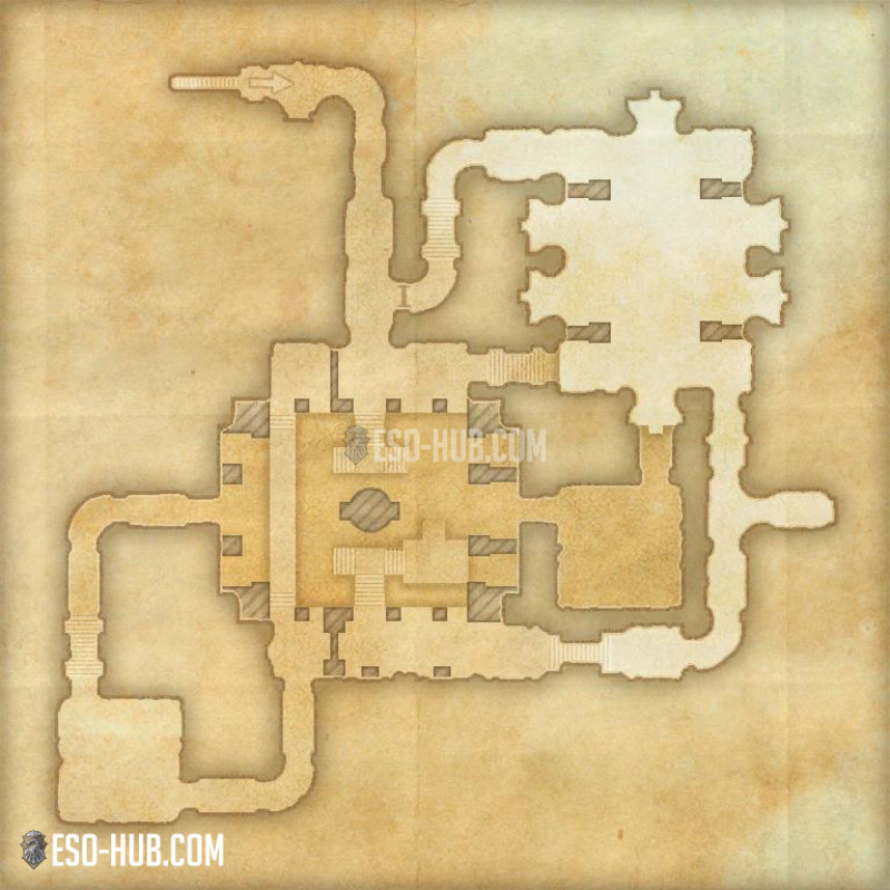 templo de las Garras map