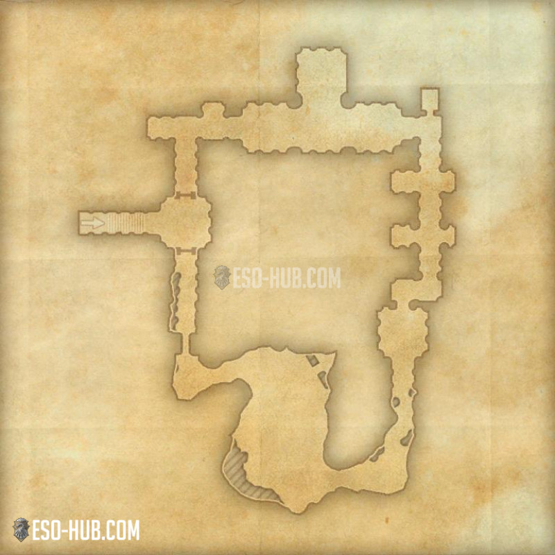 Greenhill Catacombs map