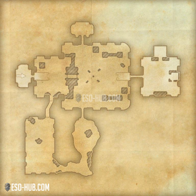 Ren-dro Caverns map