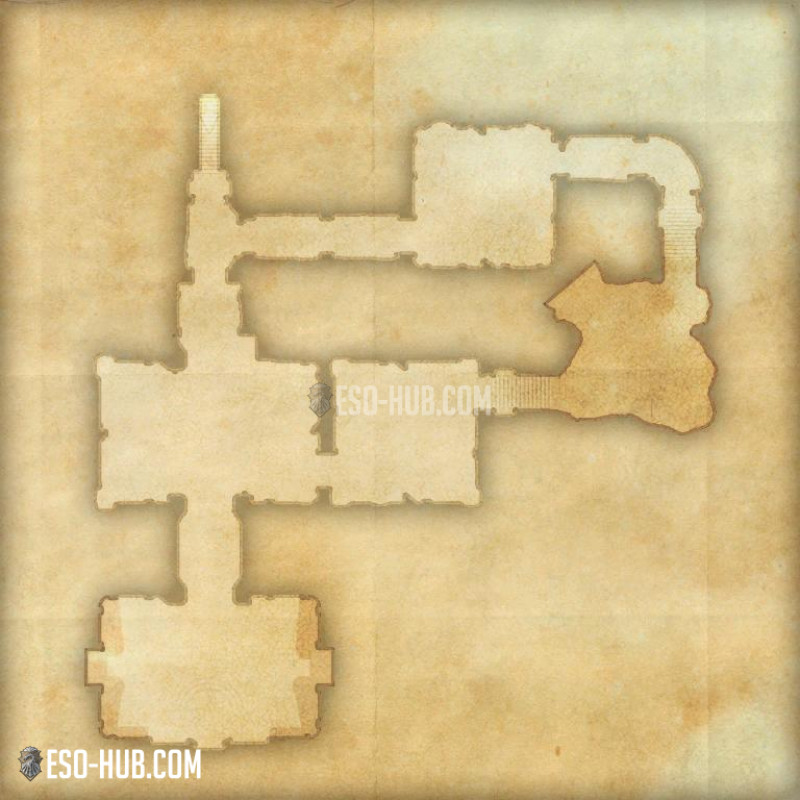 White Rose Prison Dungeon map