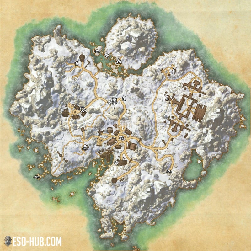 Bleakrock Isle map