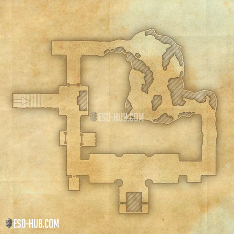 Pariah Catacombs map