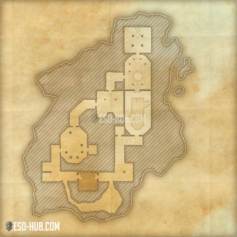 catacombes du temple rouged map