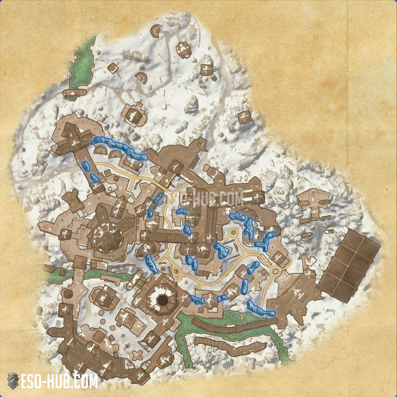 Imagen del mapa de la zona