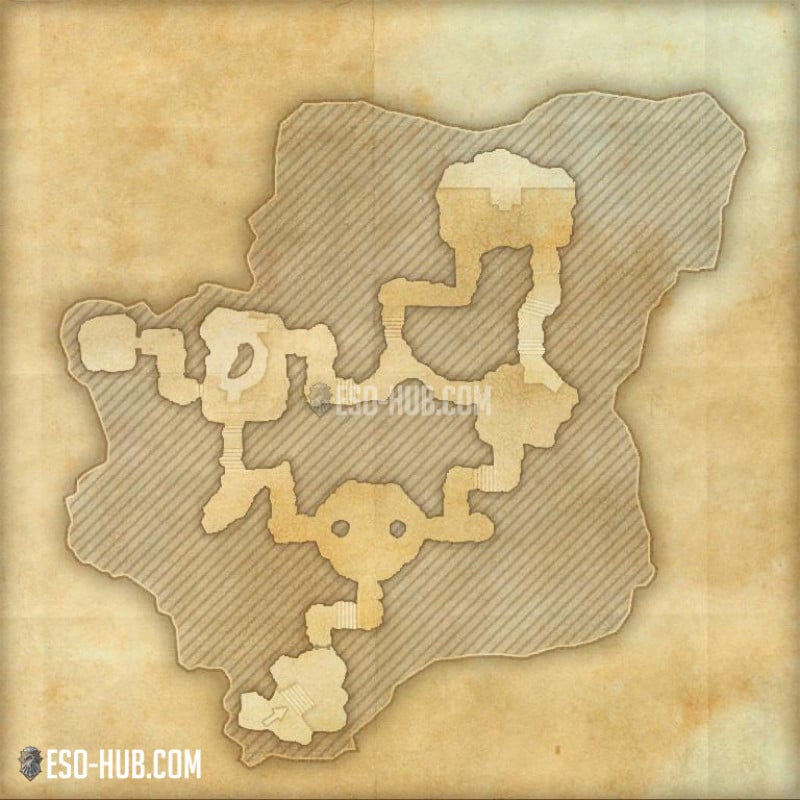 Deadhollow Halls map