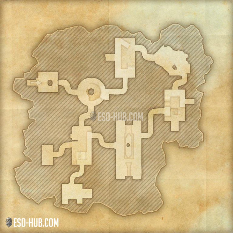 sépulcre souterrain map