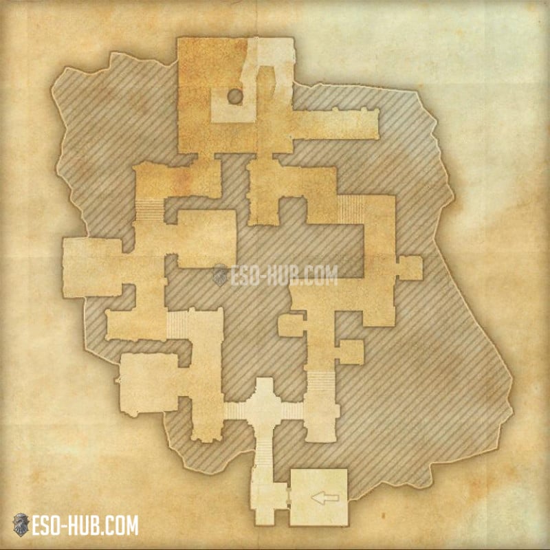 sépulcre souterrain map