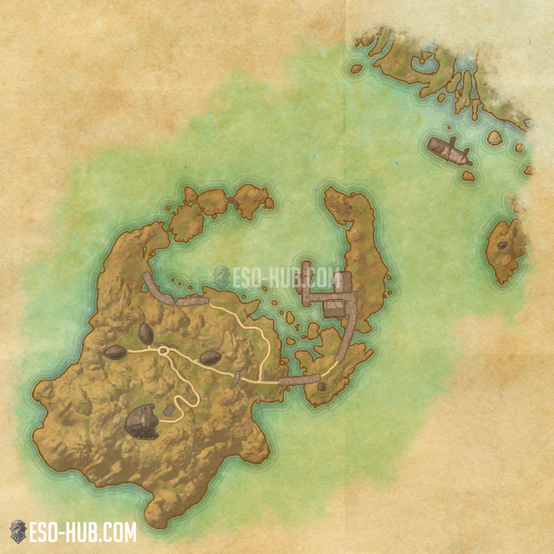 île de la Phalène embrasée map