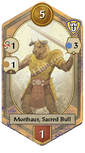 Morihaus, Sacred Bull icon