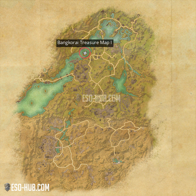 Bangkorai Treasure Map I - ESO Hub - Elder Scrolls Online