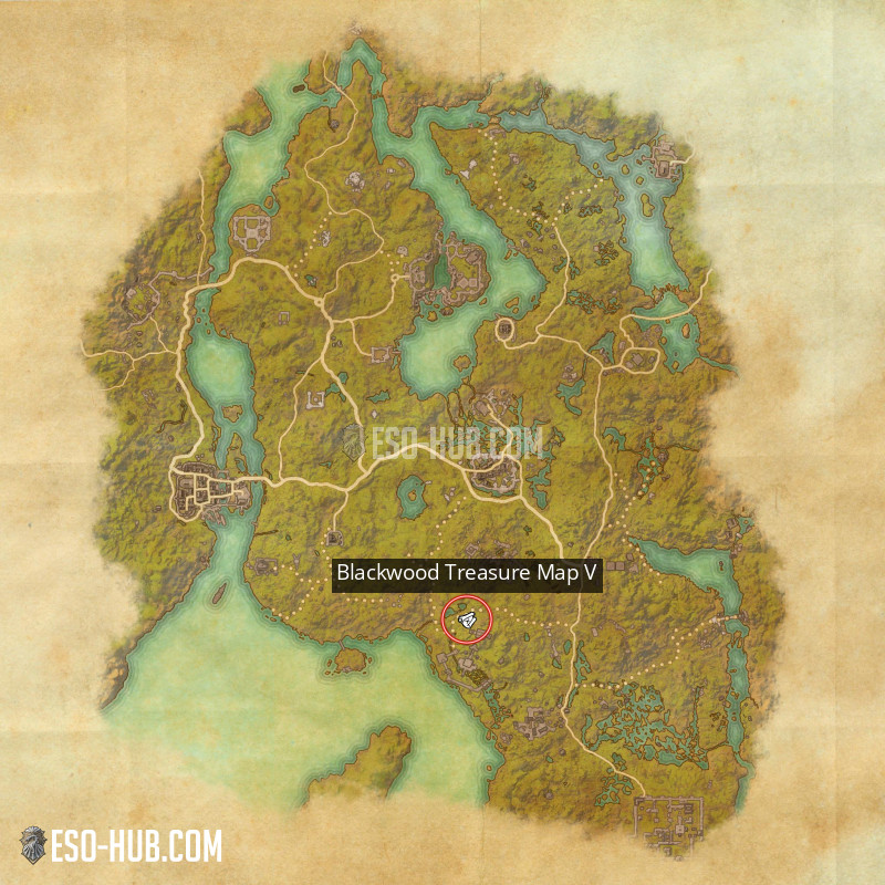 Blackwood Treasure Map V - ESO Hub - Elder Scrolls Online