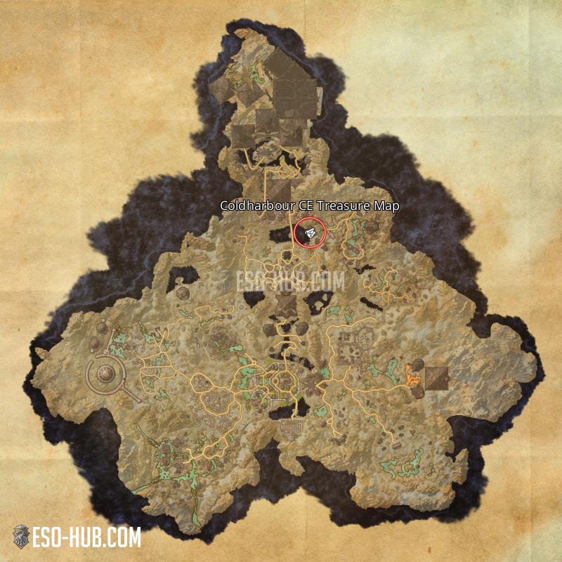 Coldharbour CE Treasure Map - ESO Hub - Elder Scrolls Online