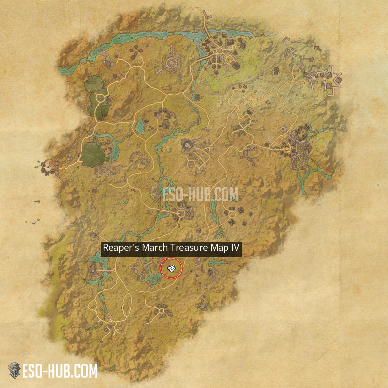 Eso Reaper S March Treasure Map Reaper's March Treasure Map Iv - Eso Hub - Elder Scrolls Online