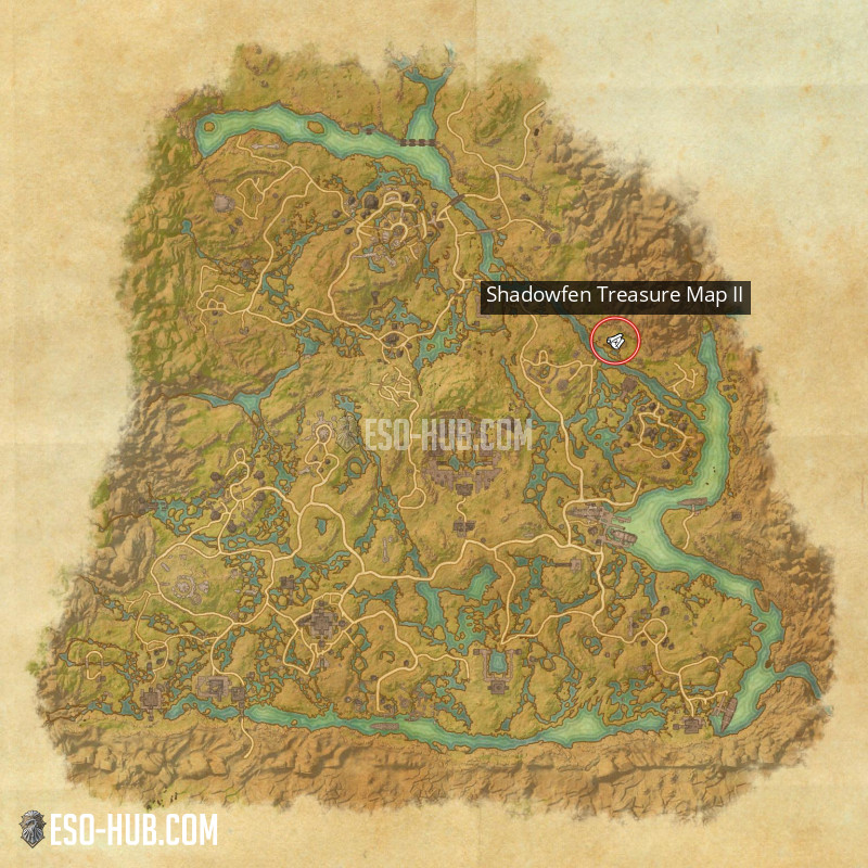 Shadowfen treasure map