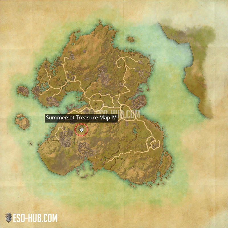 Summerset Treasure Map IV - ESO Hub - Elder Scrolls Online