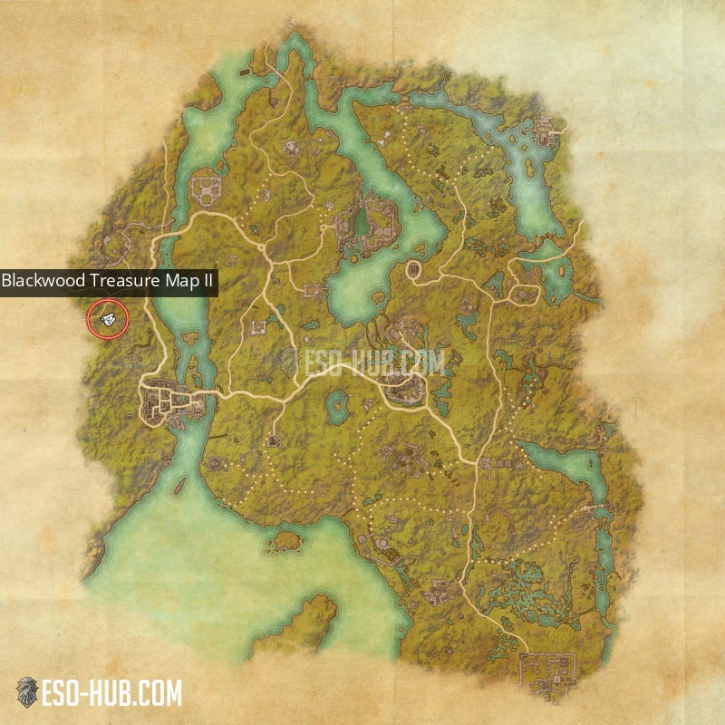 Blackwood Treasure Map II - ESO Hub - Elder Scrolls Online