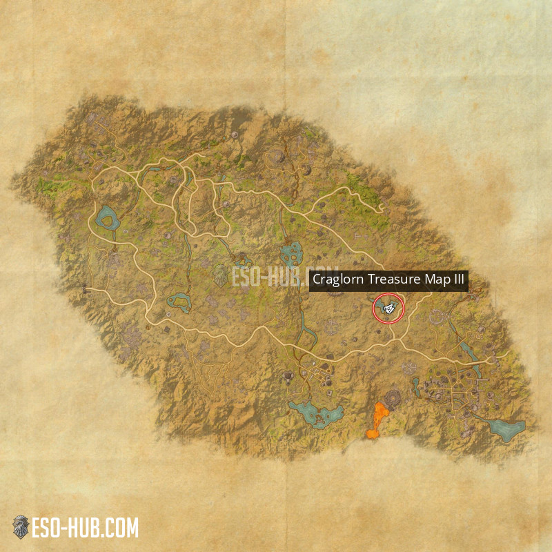 Craglorn Treasure Map 3 Craglorn Treasure Map Iii - Eso Hub - Elder Scrolls Online