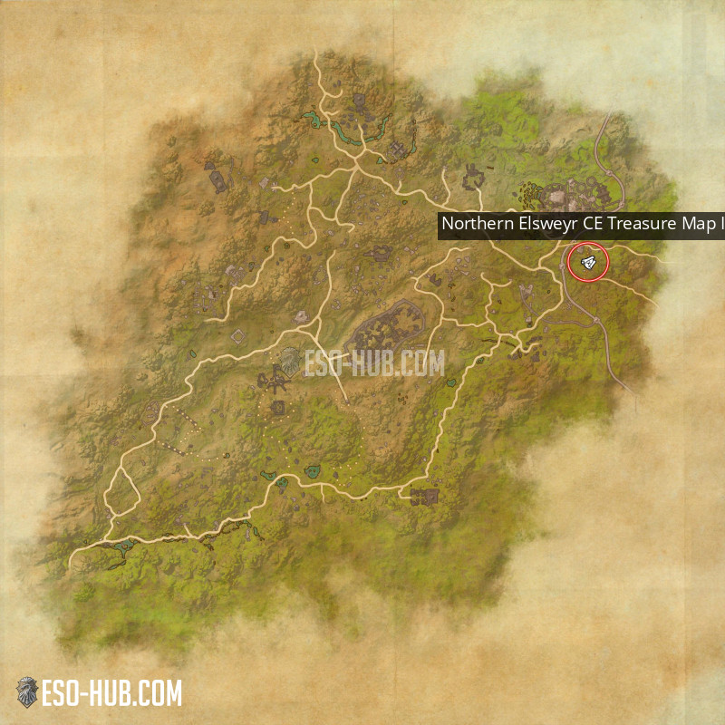 Eso Southern Elsweyr Treasure Map Northern Elsweyr Ce Treasure Map Iii - Eso Hub - Elder Scrolls Online