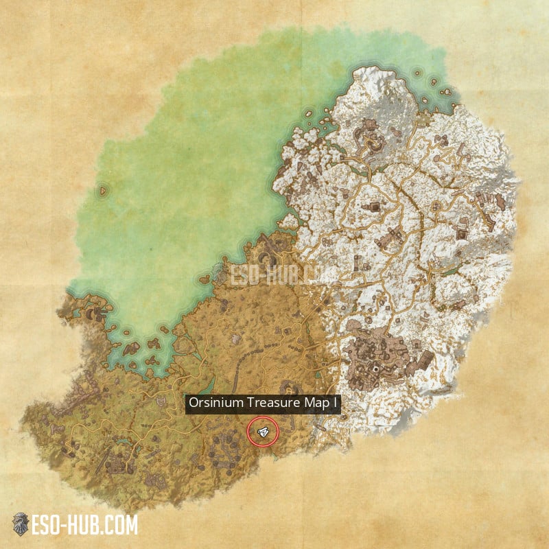 Orsinium Treasure Map I - ESO Hub - Elder Scrolls Online