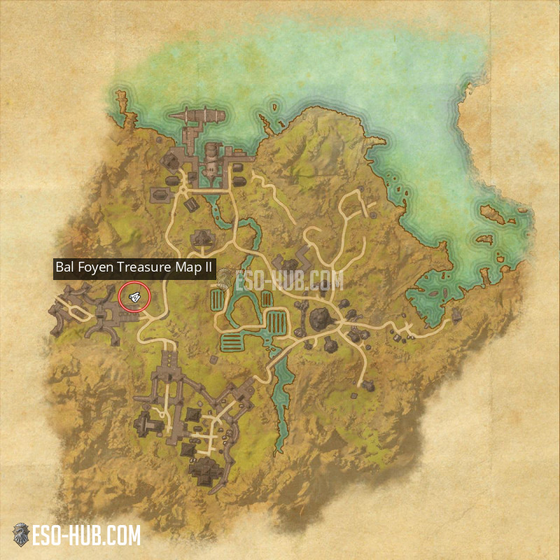 Bal Foyen Treasure Map II - ESO Hub - Elder Scrolls Online