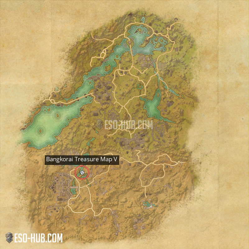 Bangkorai Treasure Map V - ESO Hub - Elder Scrolls Online