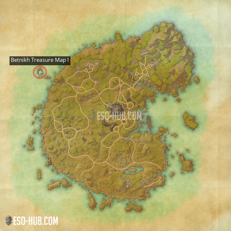 Betnikh Treasure Map I - ESO Hub - Elder Scrolls Online