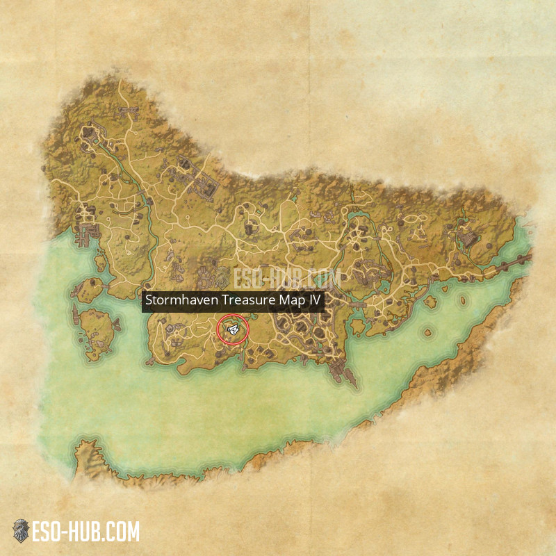 Stormhaven Treasure Map IV - ESO Hub - Elder Scrolls Online