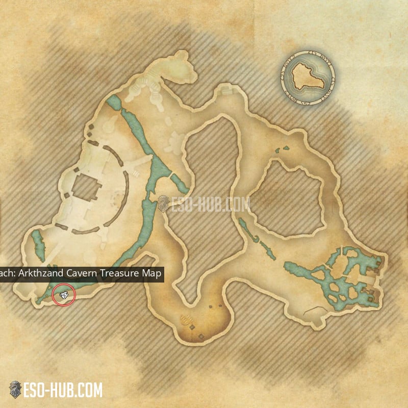 Blackreach Arkthzand Cavern Treasure Map ESO Hub Elder Scrolls Online   Blackreach Arkthzand Cavern Treasure Map 