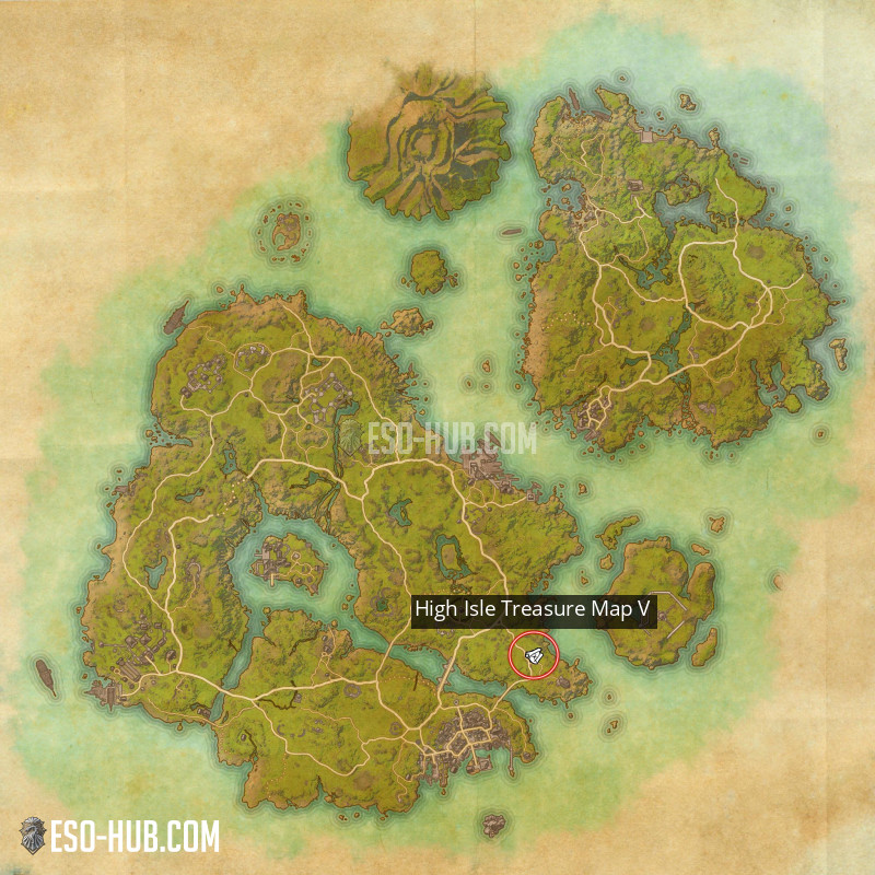 High Isle Treasure Map V ESO Hub Elder Scrolls Online