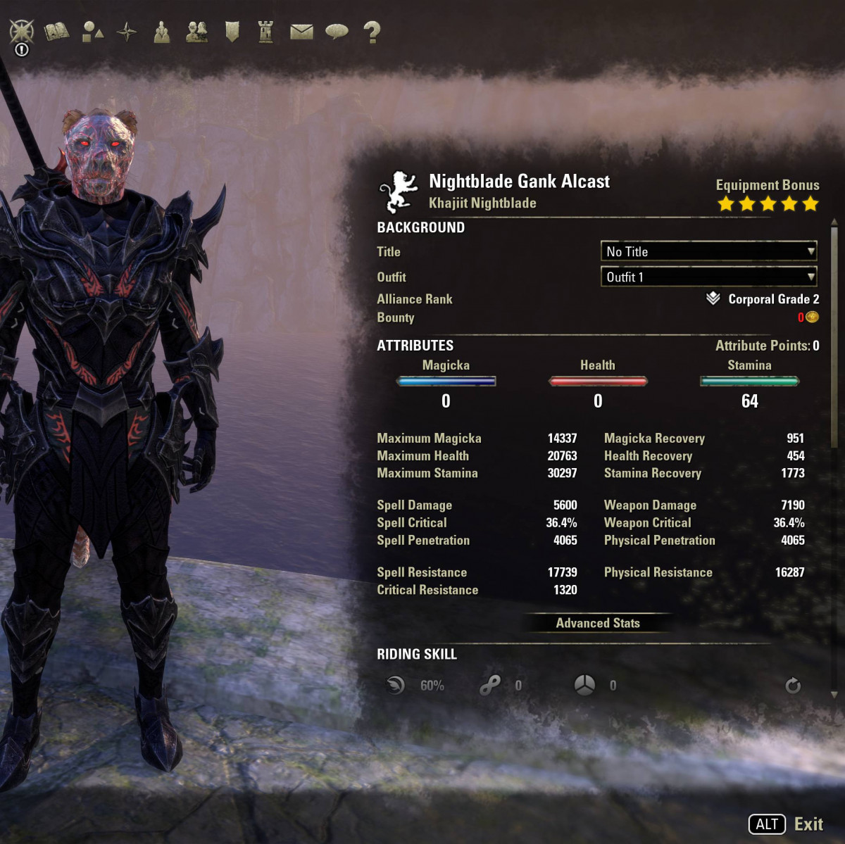 Nightblade pvp build