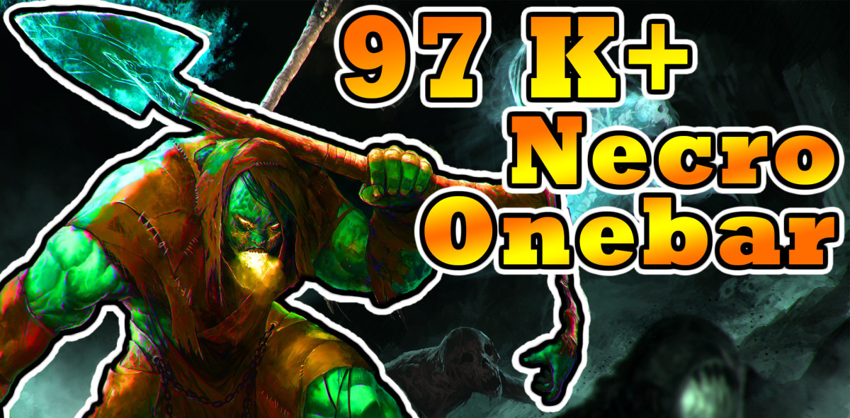 97k+ Knochenpeter, der Friedhofswächter - Heavy Attack Onebar Nekromant