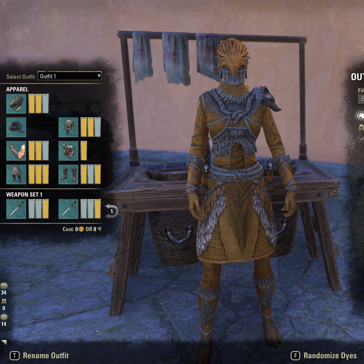 One Bar Stamina Templar Build for ESO Outfit 1