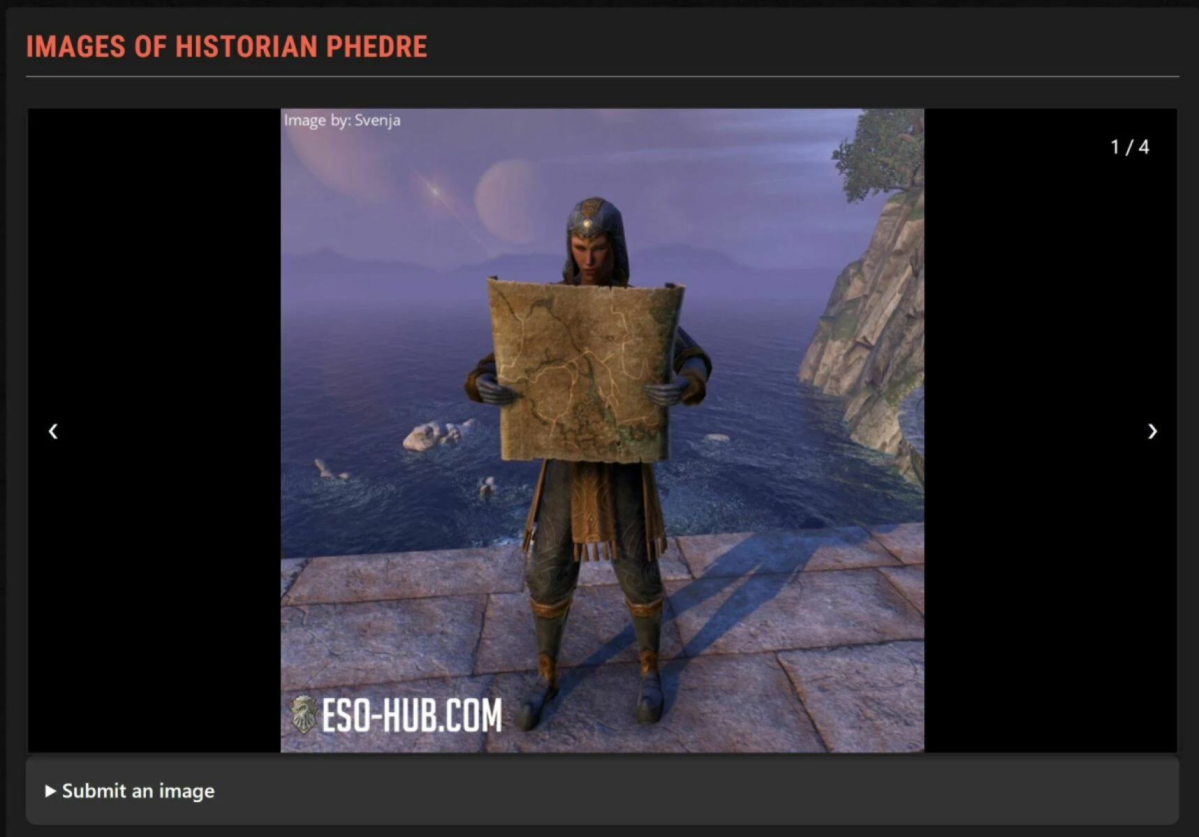 Historiker Phedre Bild-Upload ESO-Hub.com