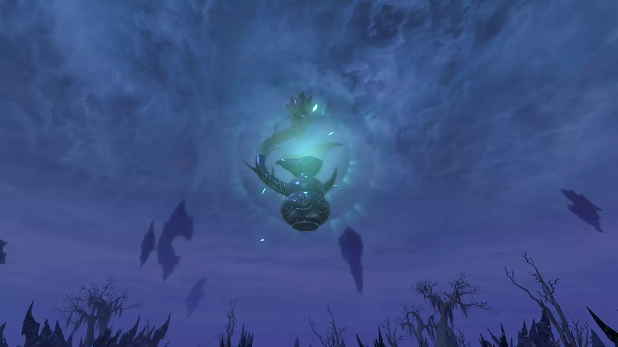 ESO Kynareth's Icon of Storm Control inside the Coldharbour Surreal Estate house.