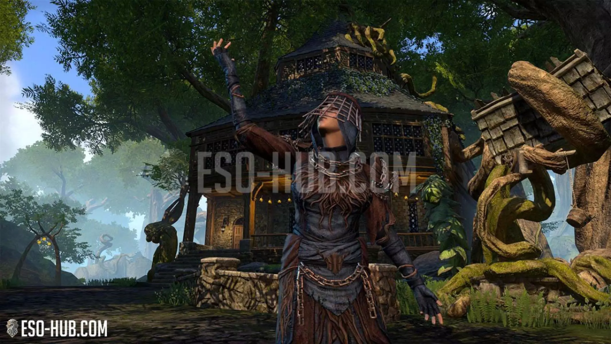All new rewards you can obtain during the Witches Festival: Wildgrown Chapel of Julianos House, Wickerchain Soul Outfit Style, Hagmatron's Face and Body Markings.