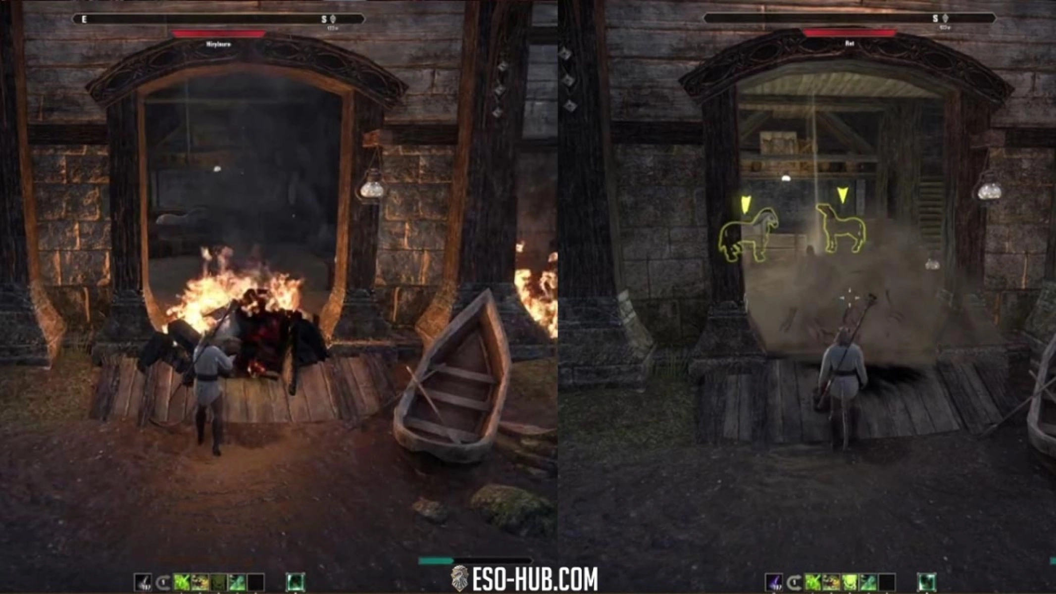 Putting out farm fires in the Auridon Dynamic Encounter