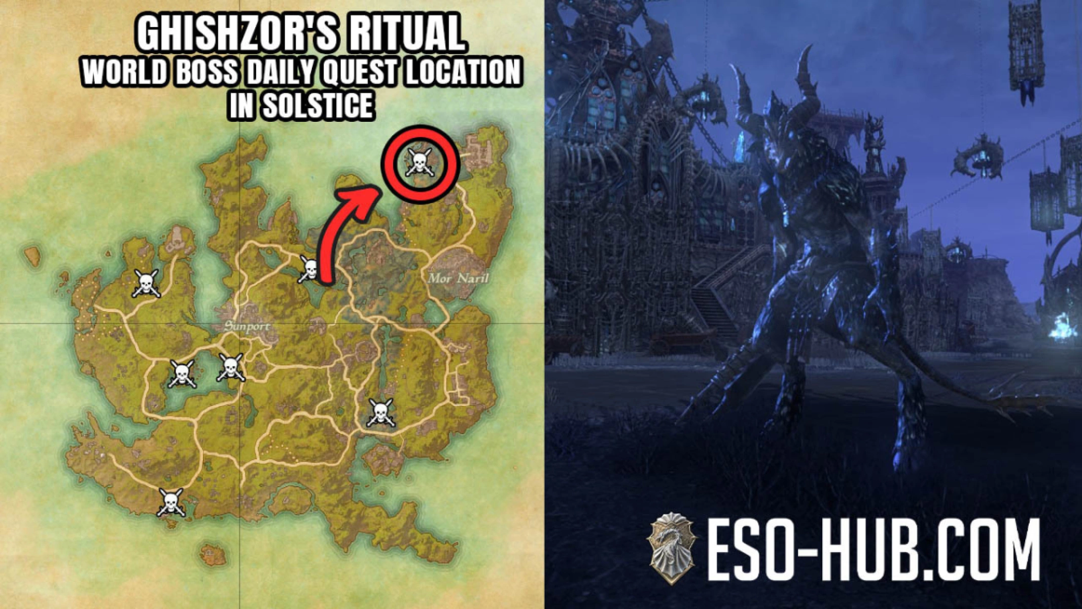 Ghishzor's Ritual: Zyv-Elehk location on Solstice map