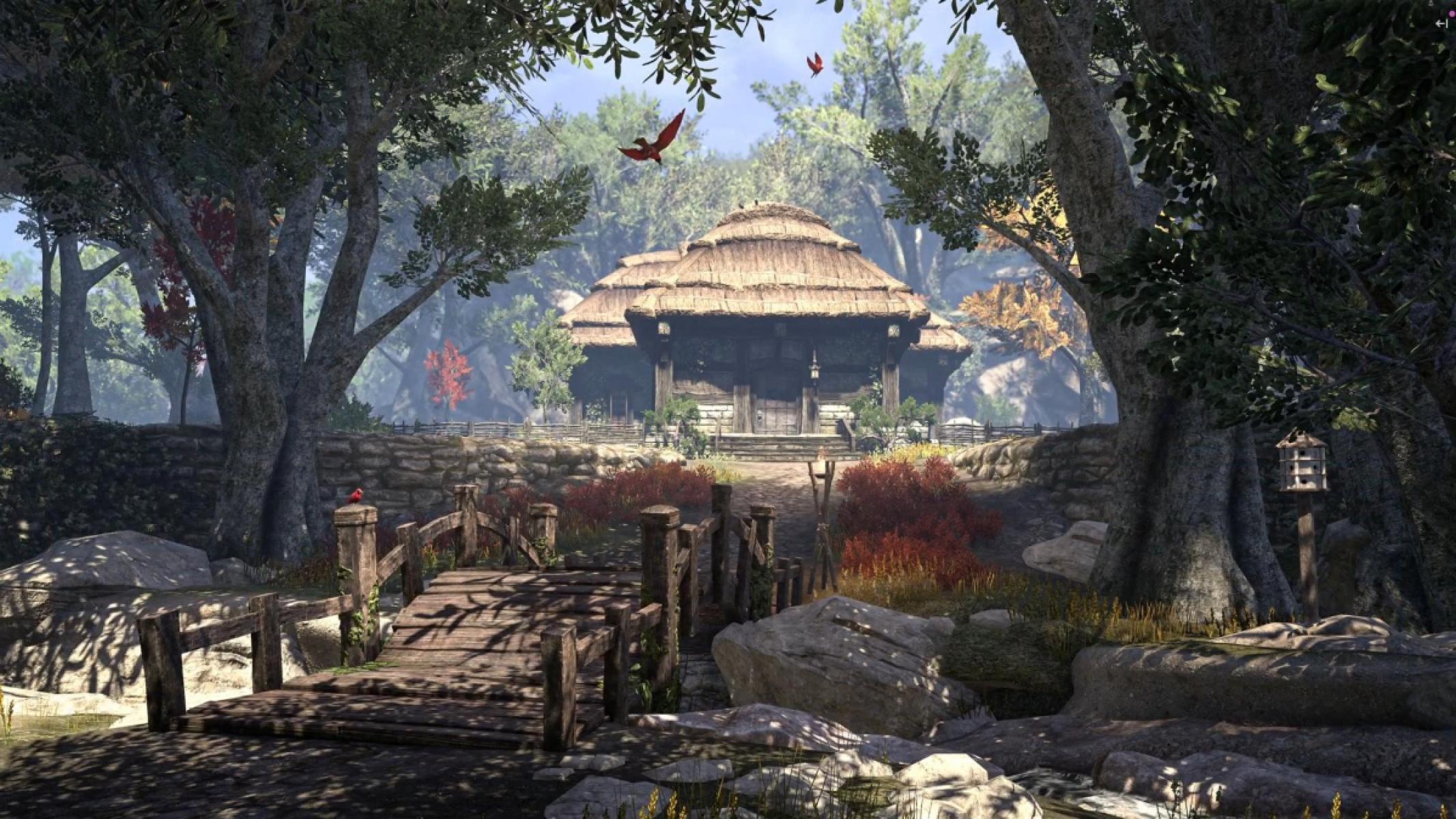 Image of the Hidden Spring Cottage that was showcased on the ESO Live U47 preview stream