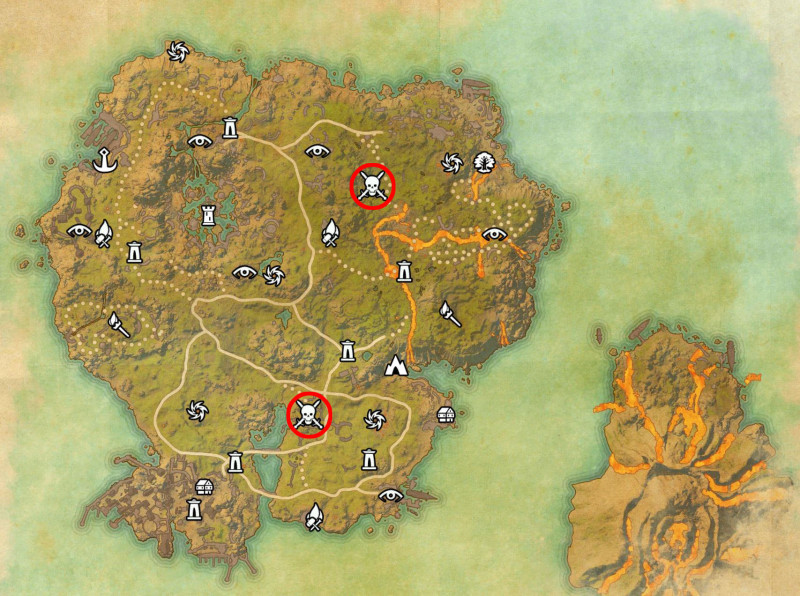 Slayer's Druid Deck Fragment Locations in ESO