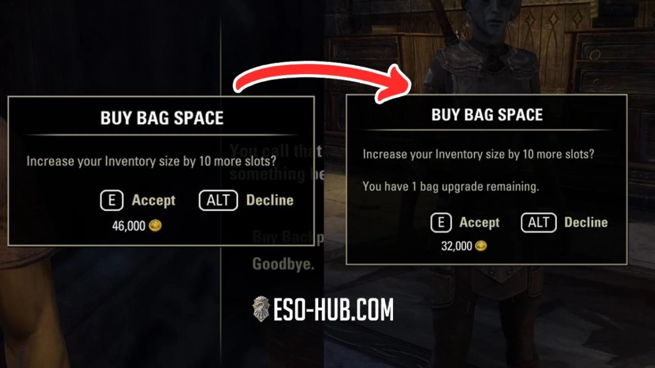 Upgrading your bag space is now cheaper!